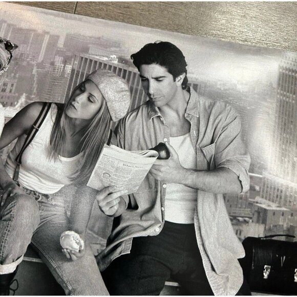Y2K Friends TV Show Poster New York City Lunch Atop a Skyscraper 36x12 Rolled - Picture 7 of 7